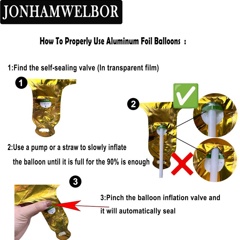Jonhamwelbor 13 Number Balloons Gold Big Giant Jumbo Number 13 Foil Mylar Balloons for 13th Birthday Party Supplies 13 Anniversary Events Decorations - Image 5